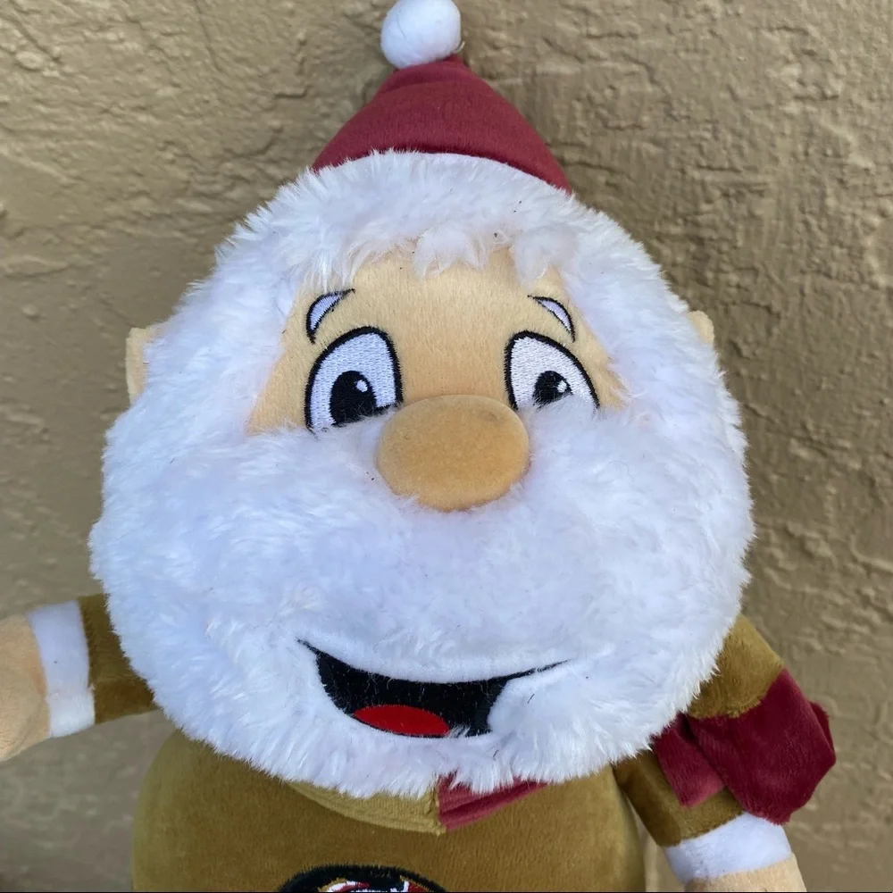 Forever Collectibles FSU Santa Gnome‎ Plush Florida State University